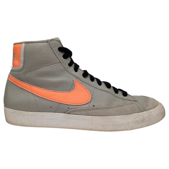 Nike Blazer Mid \'77 Sneakers Mens Grey Orange Olive Blush Leather D07396 Sz 9.5 main image 2